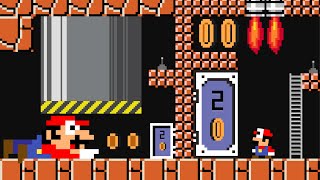 Mario and Tiny Mario's the Coin Doors maze
