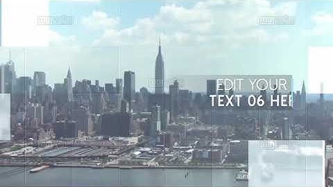 Elegant Slides 30s Loop 5 - After Effects Template