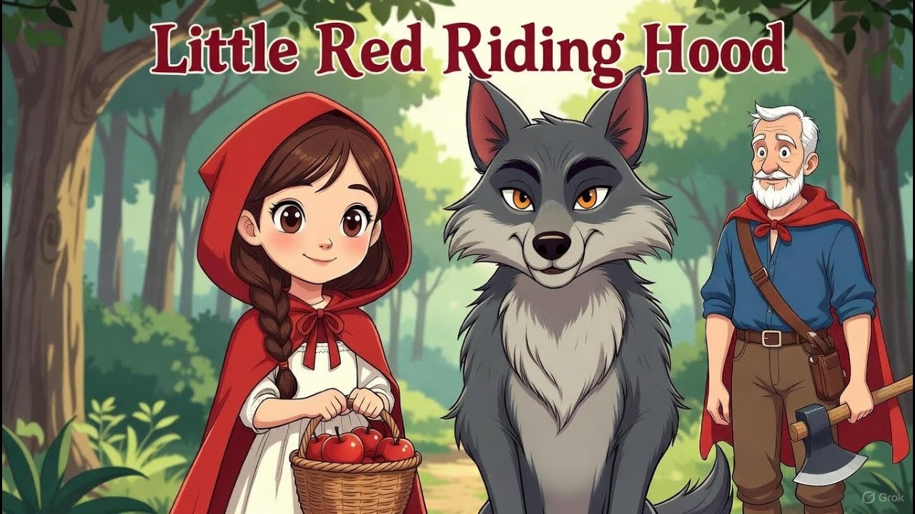 🐺 Little Red Riding Hood | The Girl, The Wolf & The Big Secret | Animated Story for Children