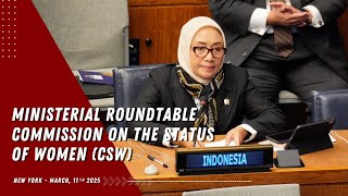 Pemerintah Indonesia Tegaskan Komitmen Kesetaraan Gender dalam CSW ke-69 di New York