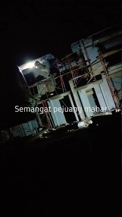 suasana lembur di proyek