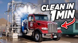 The Safe and Easy Way to Clean ReadyMix Concrete Trucks