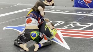 Girl's Nogi Jiu-Jitsu Caylee Preston American Grappling Federation 2022 Armbar Submission