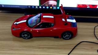 This is most probably the only existing r/c car with a retractable
roof. for more of my thoughts on 1:14 ferrari 458 speciale aperta car,
click ...