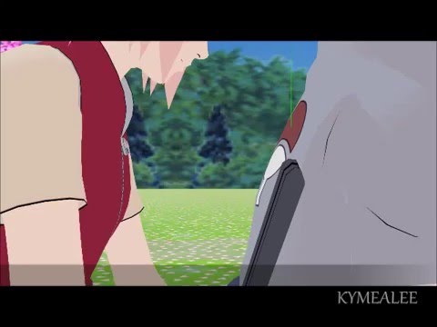 [MMD NARUTO] Sasusaku first kiss (SAO scene)