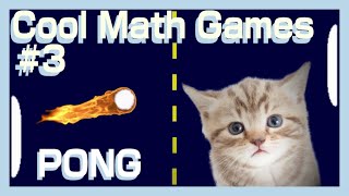 What it feel like to play pong on cool math games in the computer lab