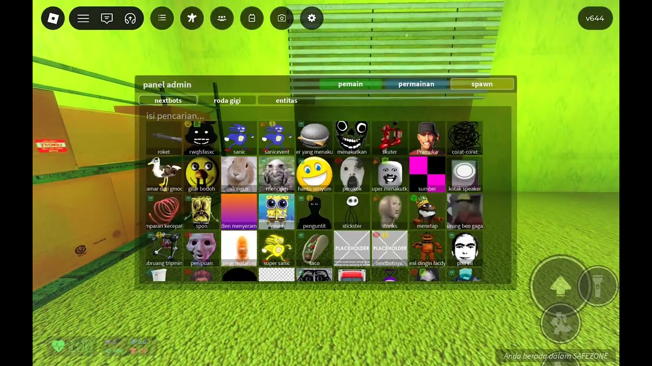 THE BATTLE OF NEXTBOT : THE BATTLE IN BACKROOMS 