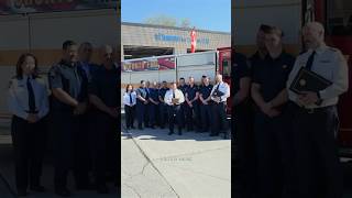 Team Citation presentation to crews of S313 and P326 (C Platoon) #Toronto