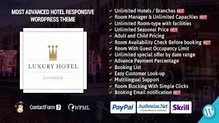 Luxury | Online Hotel Booking Reservation Theme | Themeforest Website Templates and Themes