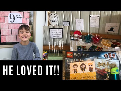 HARRY POTTER BIRTHDAY PARTY THEME!! || Harry Potter inspired birthday games, crafts, and gifts!!