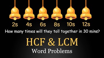Word problems on HCF and LCM.