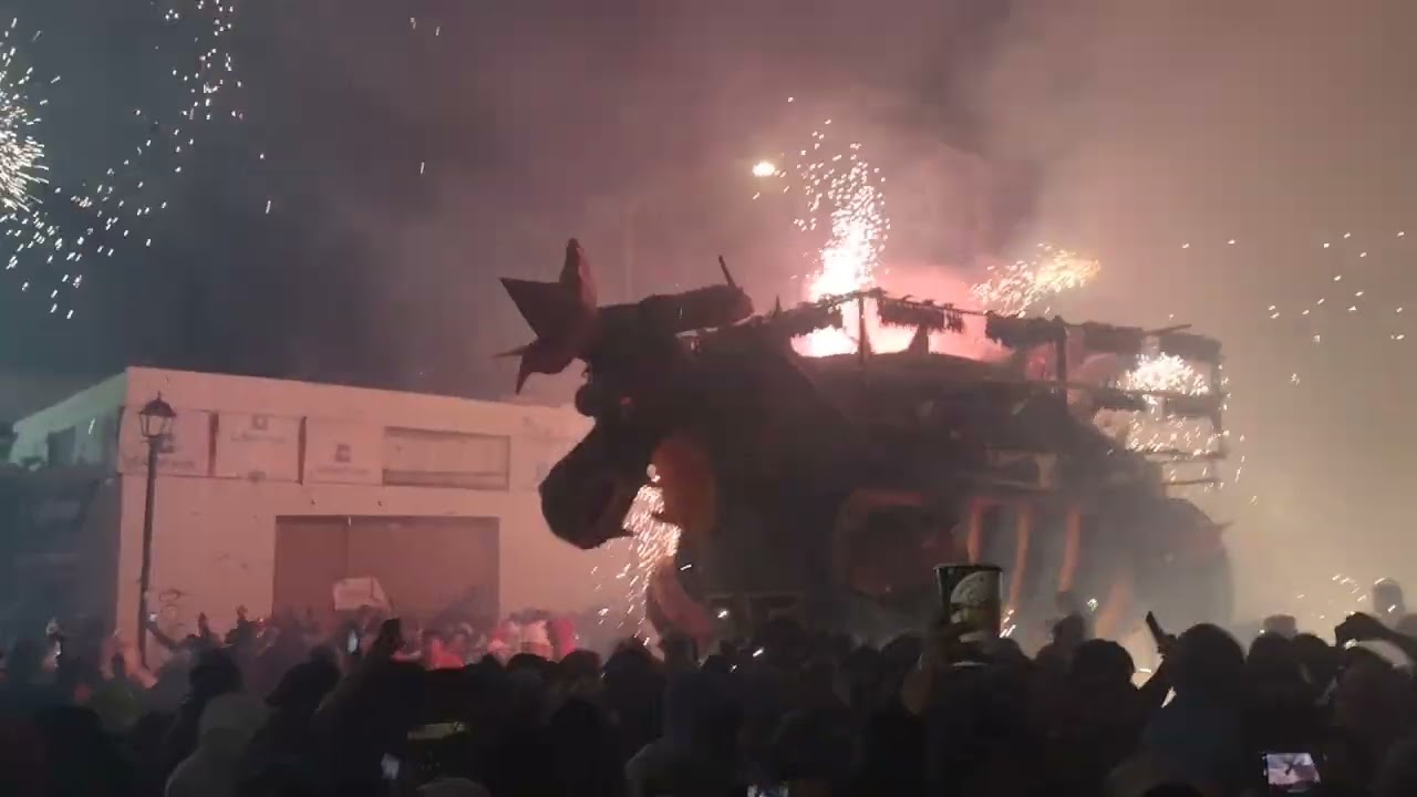 QUEMA DE TORITOS ZAPOTITLÁN FEBRERO 2023 TORO MONUMENTAL CLUB NUEVA GENERACIÓN