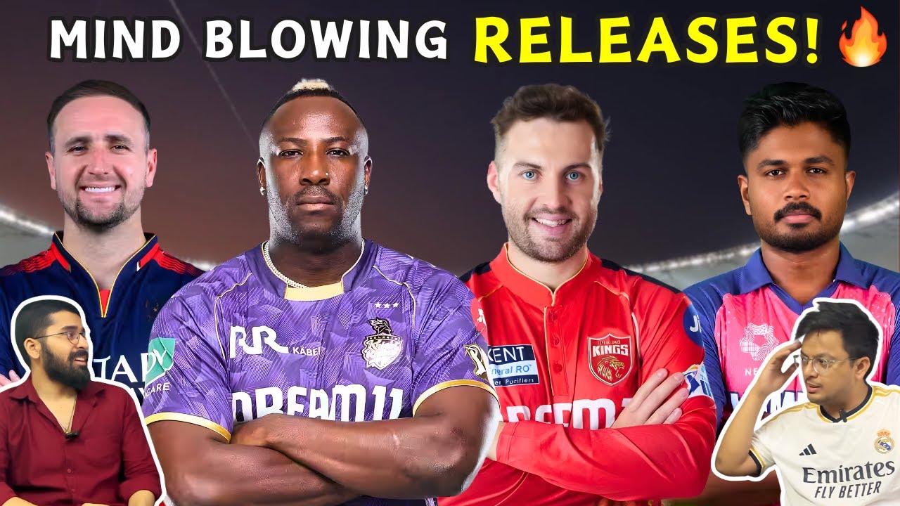 IPL 2026 Retention: FINAL LIST & SHOCKING SURPRISES! (KKR, PBKS, RR, RCB, GT)