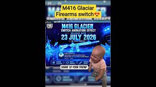 M416 Glaciar Firearms switch effect 😍🔥#pubgmobile #gaming #m416glacier