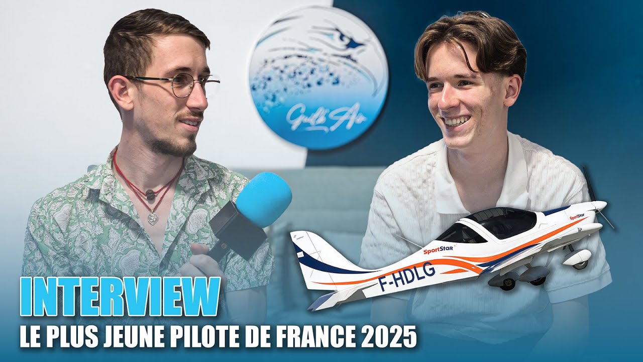 🔴🎙️ [INTERWIEW] 17 ANS et déjà pilote d'avion🛩️Le plus jeune pilote de France 2025 !