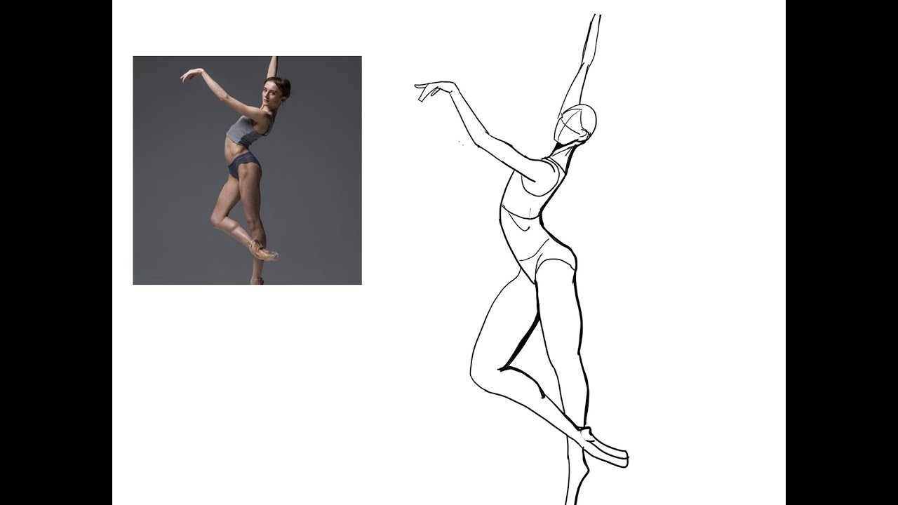 Gesture drawing practice 8 - YouTube