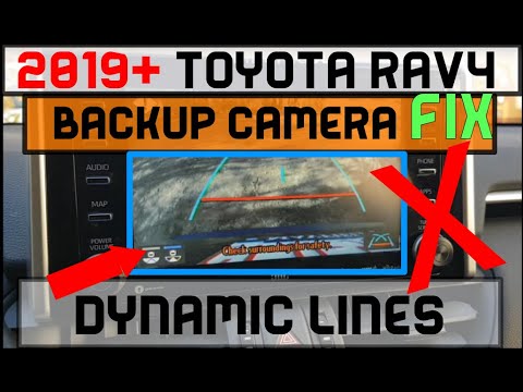 2019 To 2025 Toyota RAV4 - Fixing Dynamic Lines For Revers/Backup Camera (How-To/DIY)