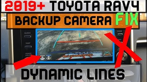 2019 To 2025 Toyota RAV4 - Fixing Dynamic Lines For Revers/Backup Camera (How-To/DIY)