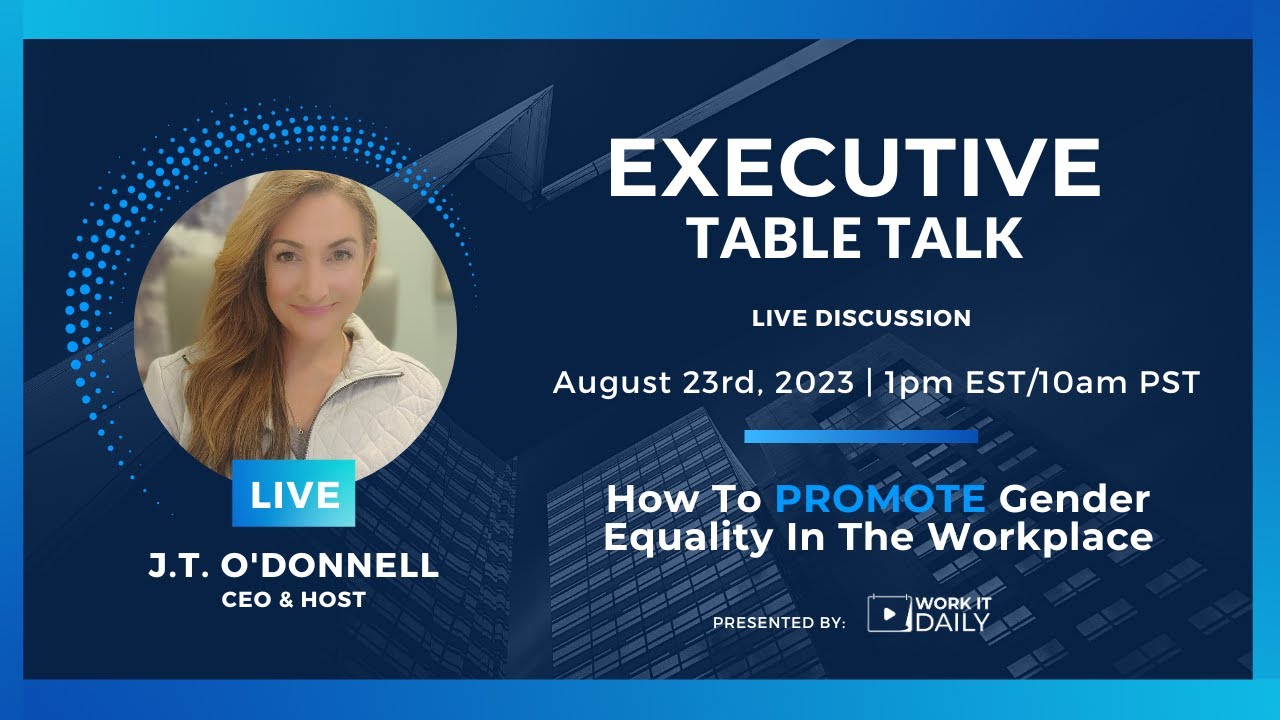How To Promote Gender Equality In The Workplace - YouTube