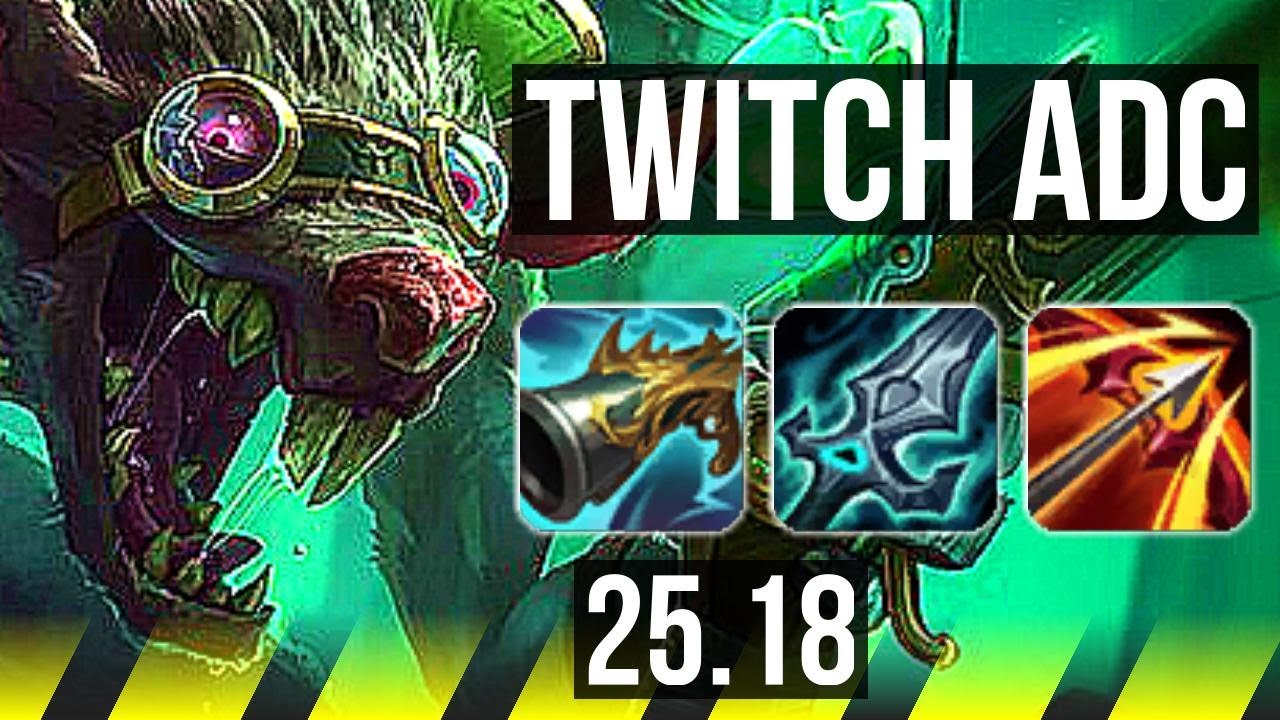 TWITCH & Yuumi vs JINX & Lulu (ADC) | 71% winrate | KR Diamond | 25.18