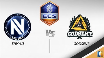 EnVyUs vs GODSENT map1 de_cache (bo1) [ECS] Season 2 Europe 16.10.2016 [ENG Commentators]