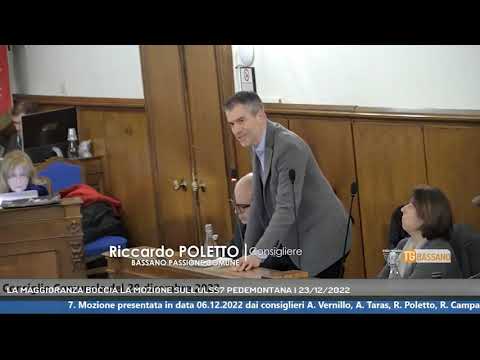 LA MAGGIORANZA BOCCIA LA MOZIONE SULL'ULSS7 PEDEMONTANA | 23/12/2022