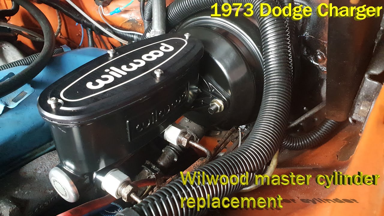 1973 DODGE CHARGER. BRAKE BOOSTER AND MASTER CYLINDER REPLACEMENT YouTube