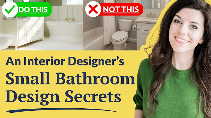 8 Small Bathroom Design Ideas I Recommend to Clients
