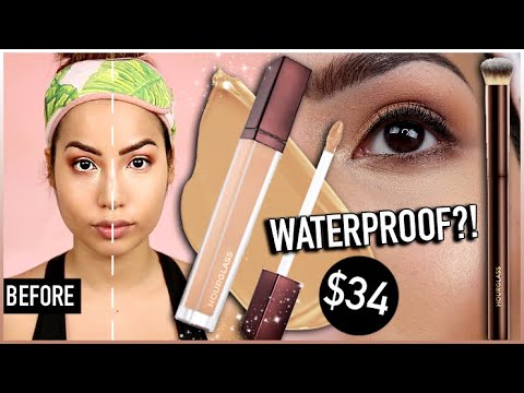 SEAMLESS? | NEW HOURGLASS VANISH AIRBRUSH CONCEALER | WEAR TEST REVIEW YouTube