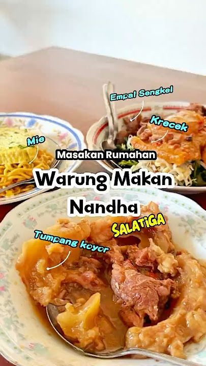 Legend nih!! Warung makan Nandha Salatiga #kulinersalatiga #original #lokal