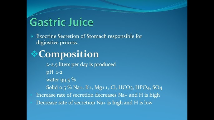 What is the Main Component of Gastric Juice: Unveiling the Secret