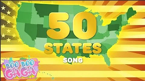 50 States Song | Learn the 50 States of America for Kids [by Boo Boo Gaga] #booboogaga