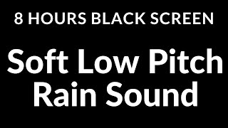 Unveiling the Calming Power of Low Pitch Sounds for a Peaceful Slumber | 8 Hours Black Screen
