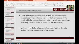 04/13/2021: Advanced SQL