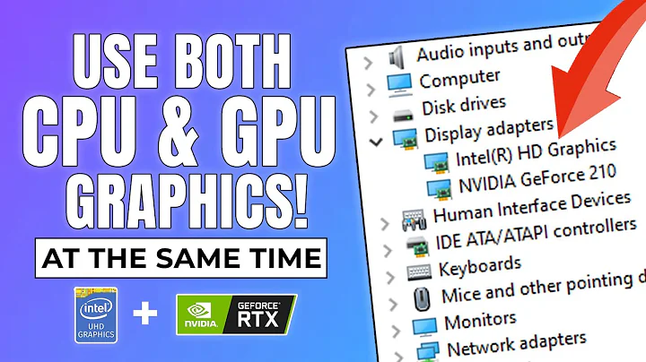如何同時使用CPU和GPU圖形卡？打造雙顯示最佳效能！