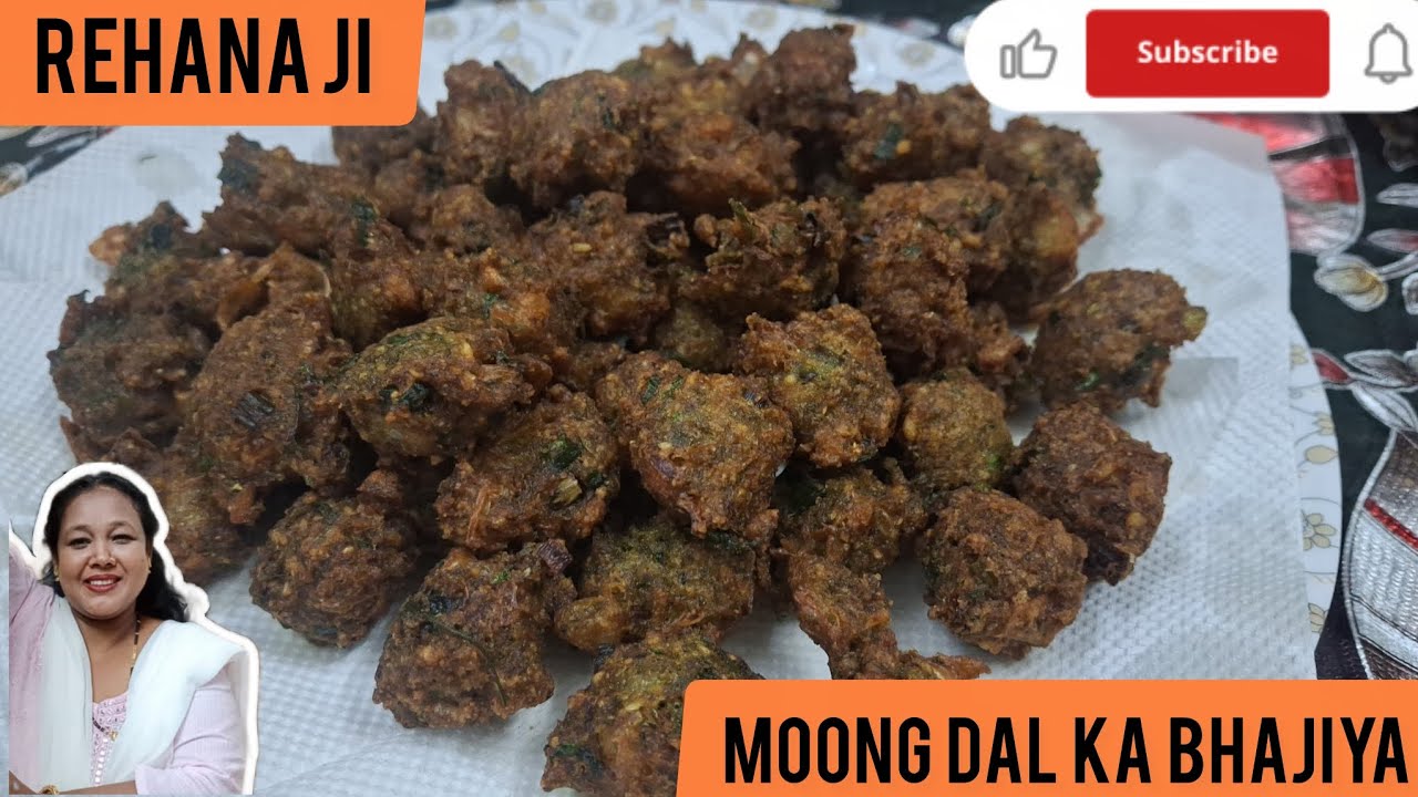 CHHILKE WALI MOONG KI DAL KA BHAJIYA||REHANA JI HOME KITCHEN 