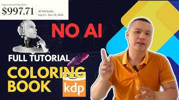 How to Create and Sell Hand-Drawn Coloring Books on Amazon KDP | No AI Required