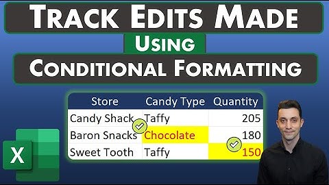 Excel Tips - Track Any Changes Made to Your Workbook | No VBA