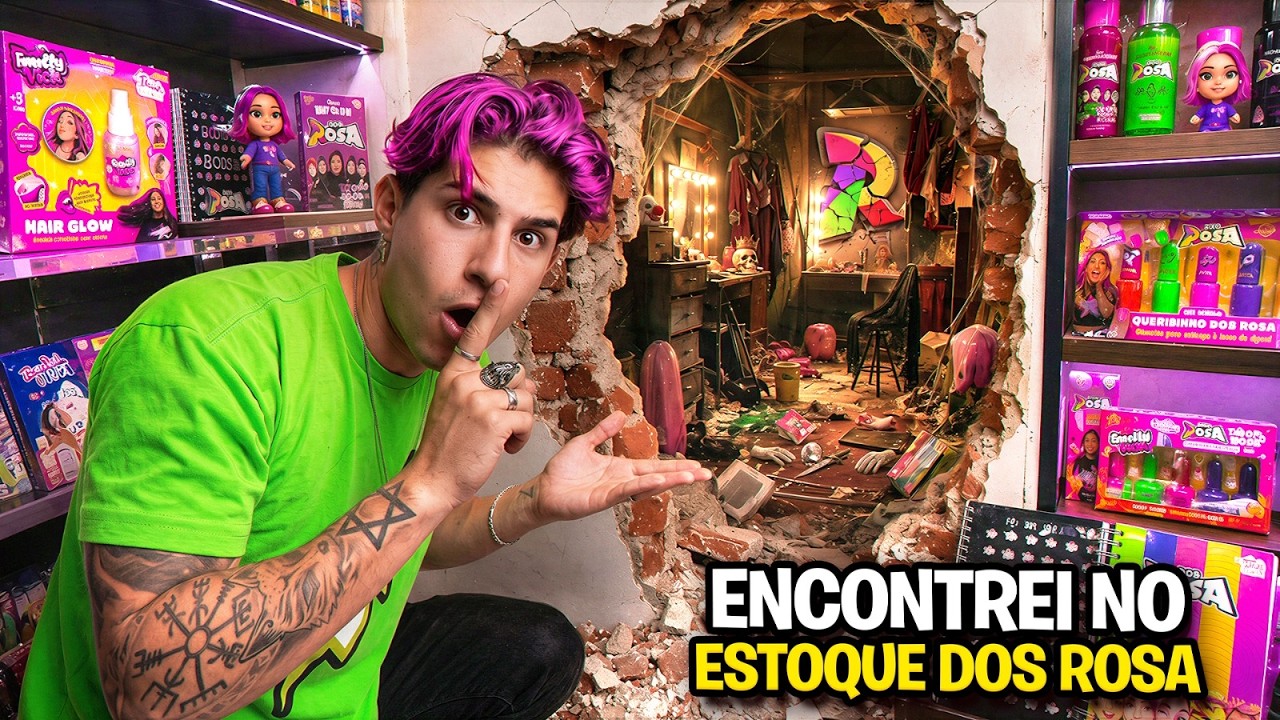 INVADIMOS O ESTOQUE DE GRAVAÇÃO DOS ROSA *produtos secretos