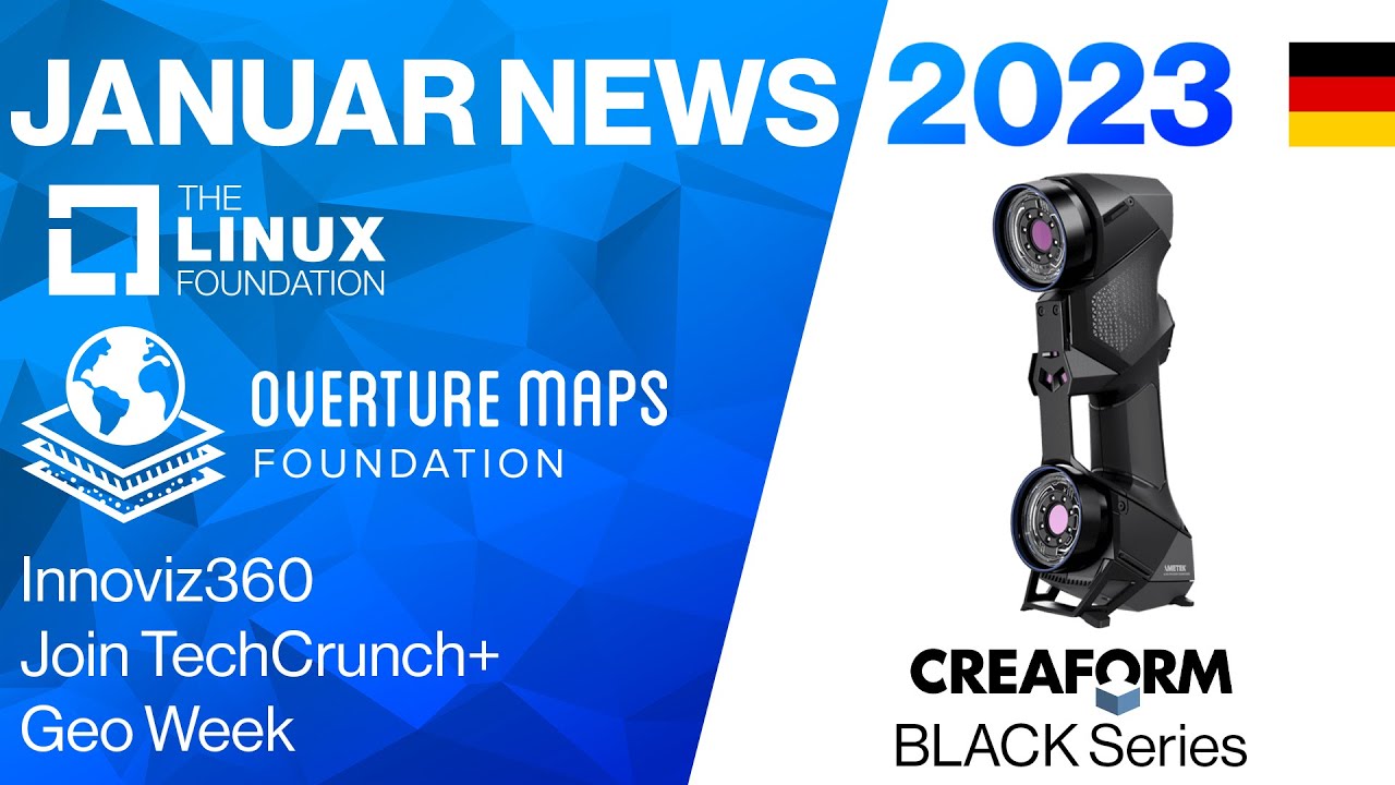 Januar 2023 3D Scanner News | Hardware, Software und Geo Week - YouTube