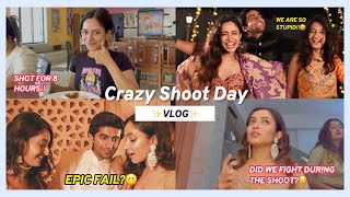 CRAZYYY Shoot Day Vlog Ft.@raghav_sharmaaaaa @riya.turakhia 👀📹🤯❤️