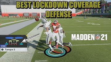 BEST MADDEN 21 LOCKDOWN COVERAGE DEFENSE! HOW TO SHUT DOWN ANY PASSING OFFENSE! TIPS & TRICKS