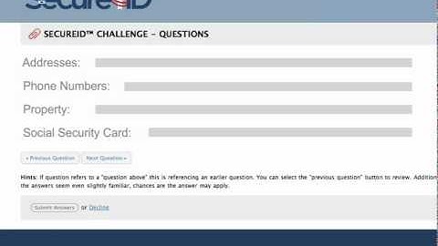Secure ID Demo Video