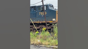 Ex LMS Dash 8 Trails CSX Intermodal Train