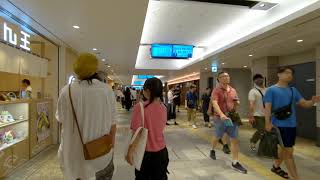 Walking from Izumi no Hiroba to JR Osaka Station go through Whity Umeda street mall