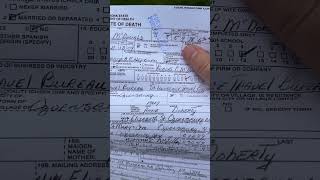 Why pay to pull 1970s death certificates Examples of special information on the sheets #Genealogy ￼