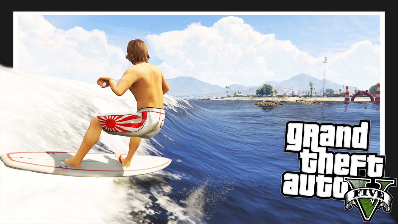 ULTIMATE SURFING MOD! GTA 5 Mods Showcase!! 