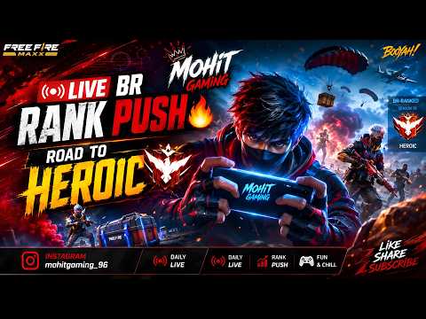 FREE FIRE MAX LIVE ☠️ MOHIT GAMING 🥂 #freefire #freefirelive #shortslive