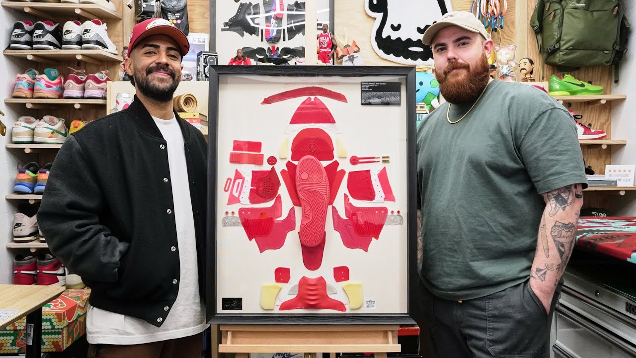 This Artist DESTROYS $20,000 Sneakers To Make Something AMAZING