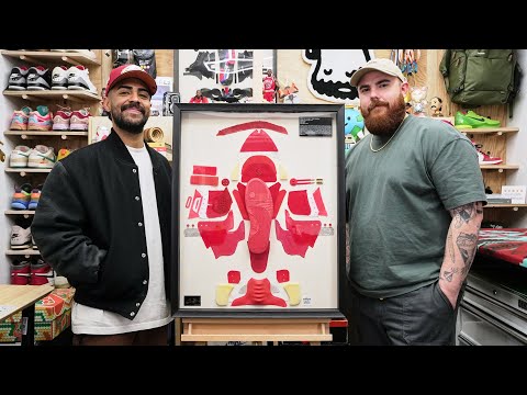 , This Artist DESTROYS $20,000 Sneakers To Make Something AMAZING!
